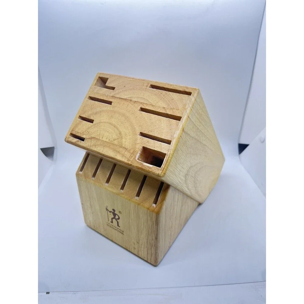 J.A. Henckles International 14-Slot Kitchen Knife Wood Block